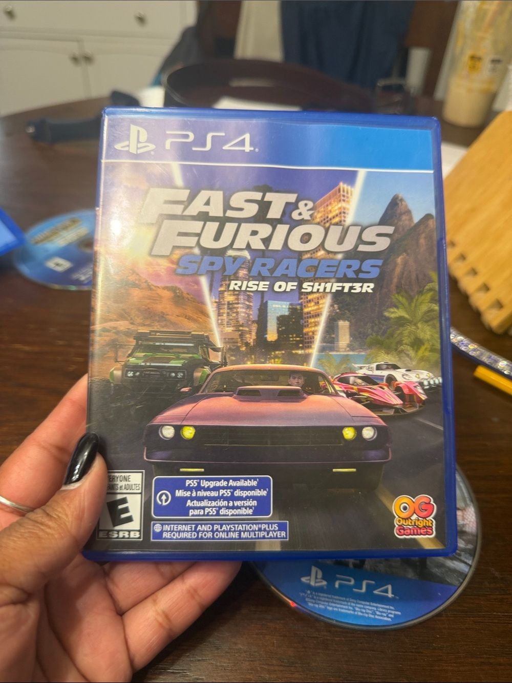 Sony PS4 Fast & Furious Spy Racers Rise of Sh1ft3r - Blue Case